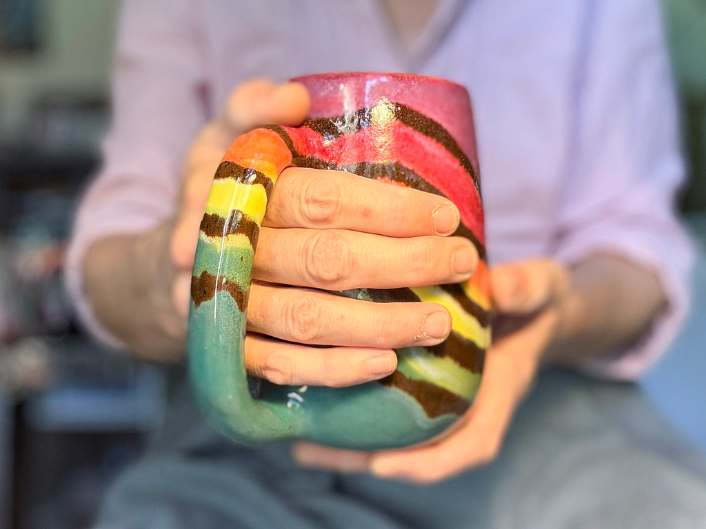 03-C Rainbow Mug, 24 oz.