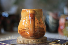 Load image into Gallery viewer, 09-F Pumpkin Chai EXPERIMENT Textured Crock Mug, 17 oz.
