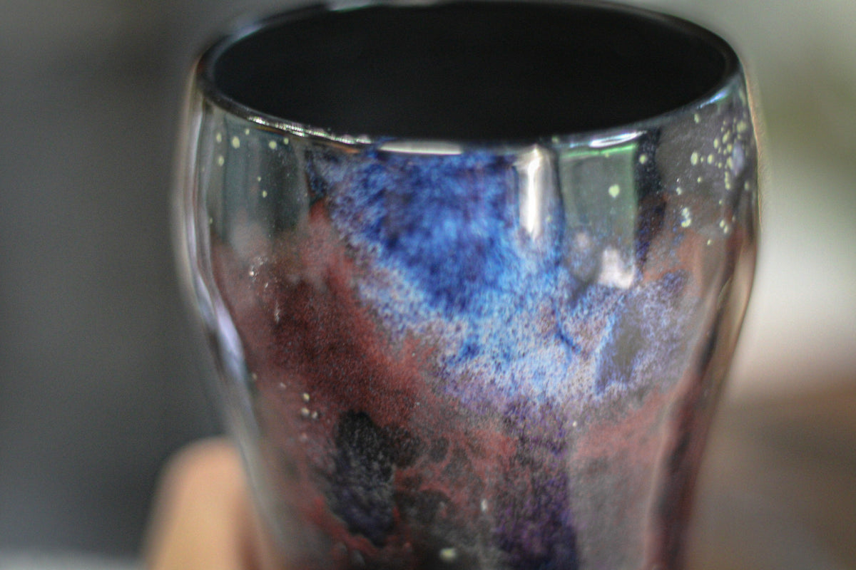 23-A Rainbow Stellar Tall Gourd Mug, 28 oz.