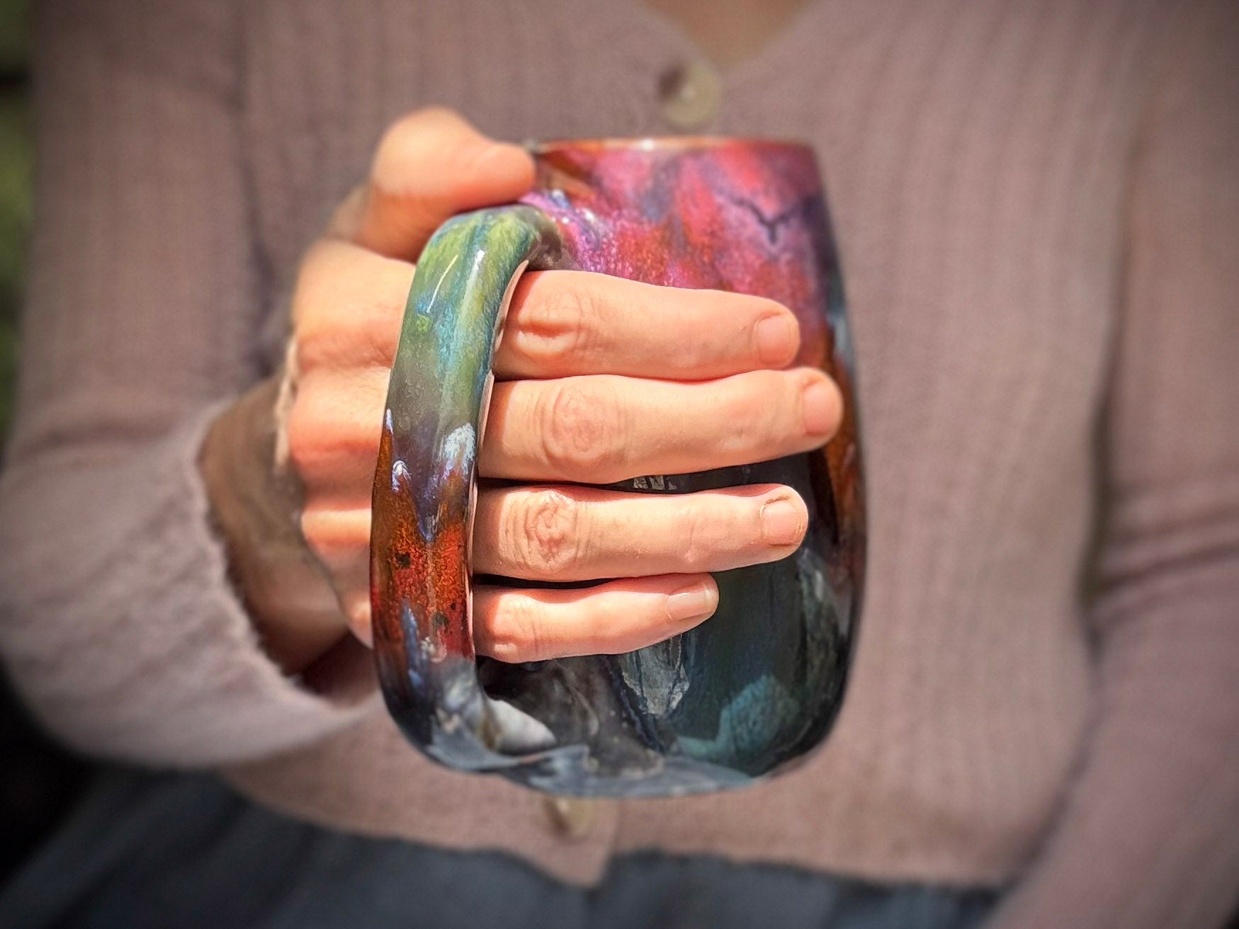 25-C Rainbow Stellar Variation Mug, 21 oz.