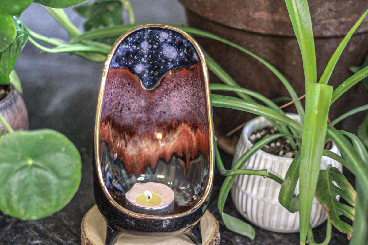 18-B Starry Night Candle Holder - TOP SHELF MISFIT