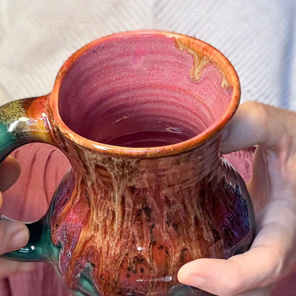 24-F Molten Flared Textured Mug, 16 oz.