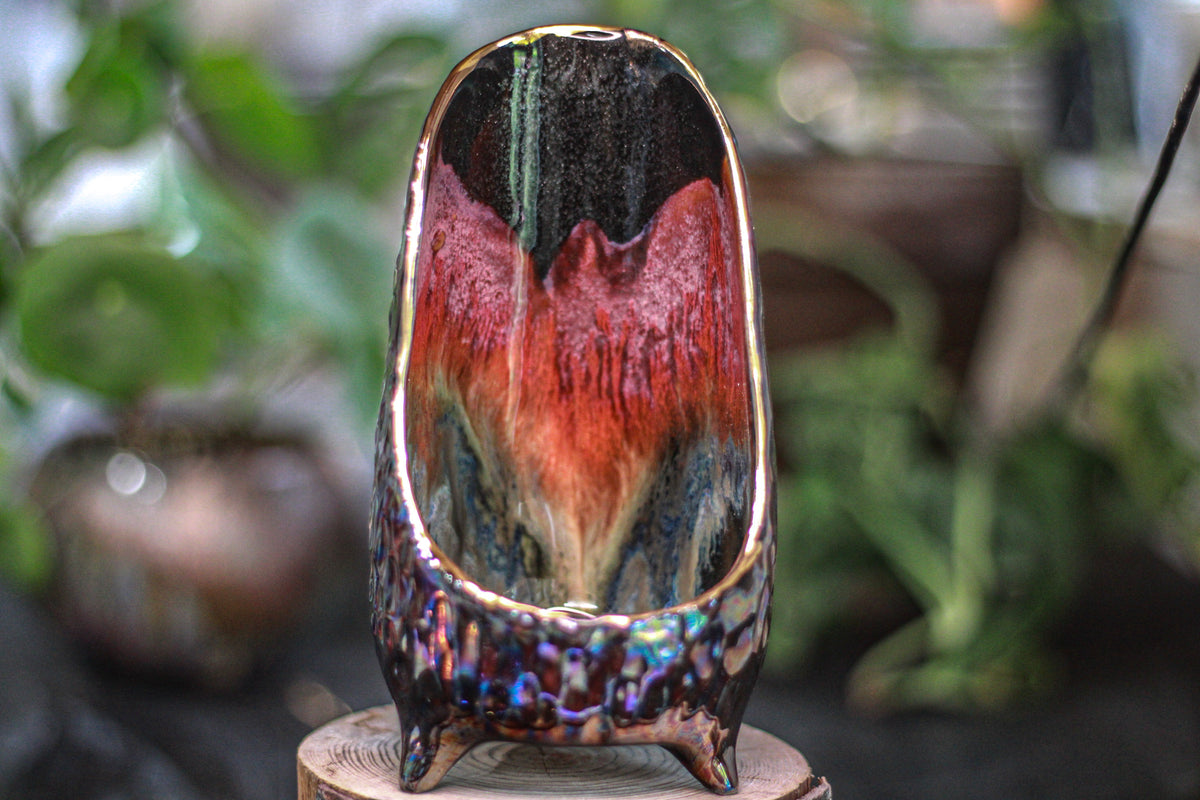 23-B PROTOTYPE Textured Candle Holder
