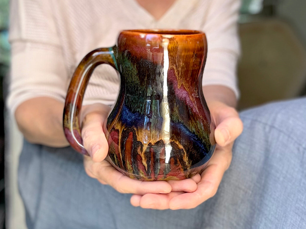 25-D Rainbow Strata Gourd Mug - MISFIT, 24 oz.  - 30% off
