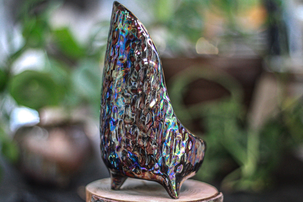 23-B PROTOTYPE Textured Candle Holder