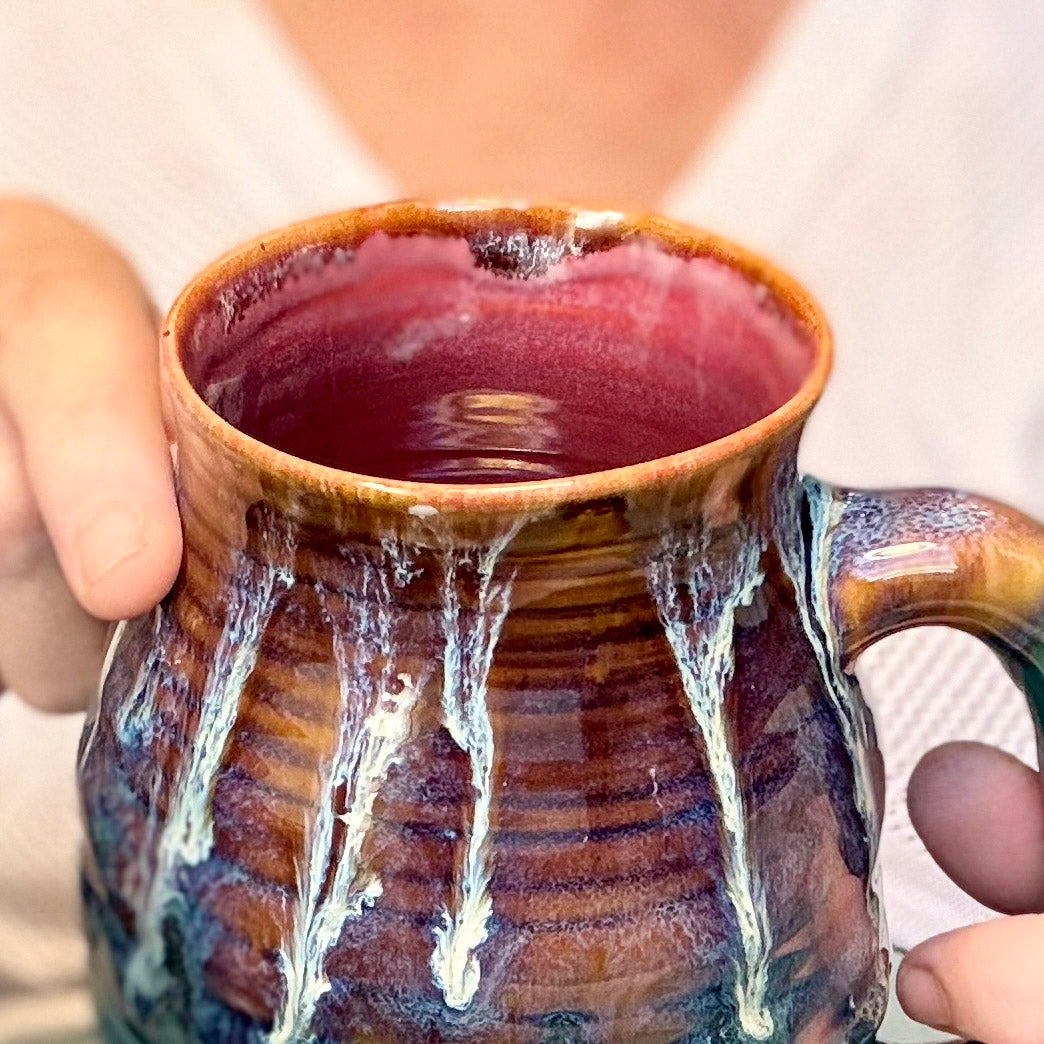 21-F New Wave Textured Flared Mug, 24 oz.