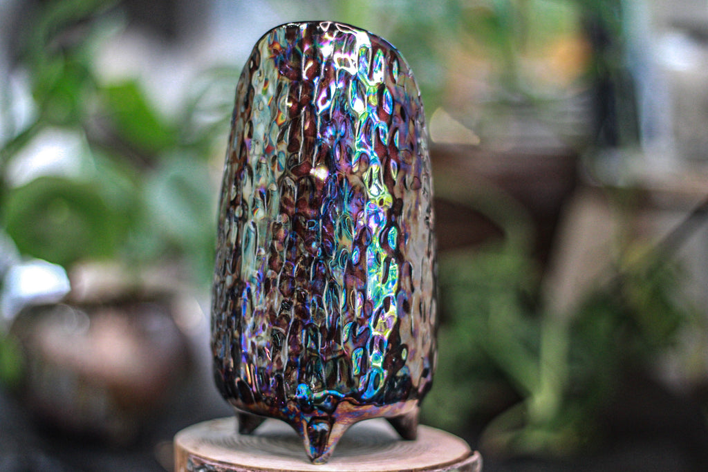 23-B PROTOTYPE Textured Candle Holder
