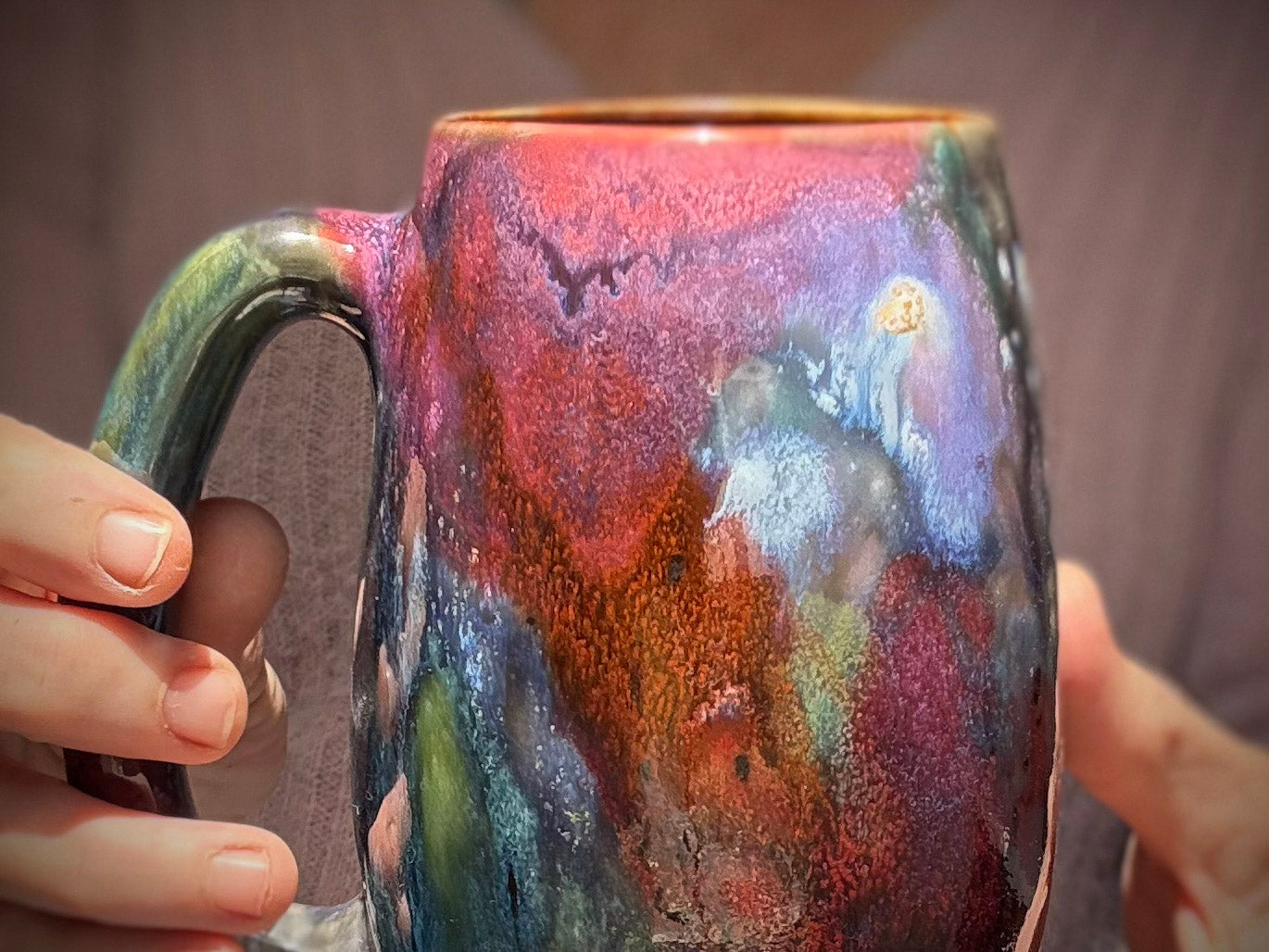 25-C Rainbow Stellar Variation Mug, 21 oz.