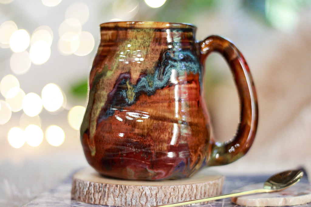 20-E Rainbow Grotto Textured Divot Mug - MISFIT, 17 oz. - 15% off