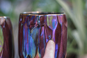 25-F PROTOTYPE Crystal Cup - MINOR MISFIT, 15-16 oz. - 10% off (This listing is for one cup)