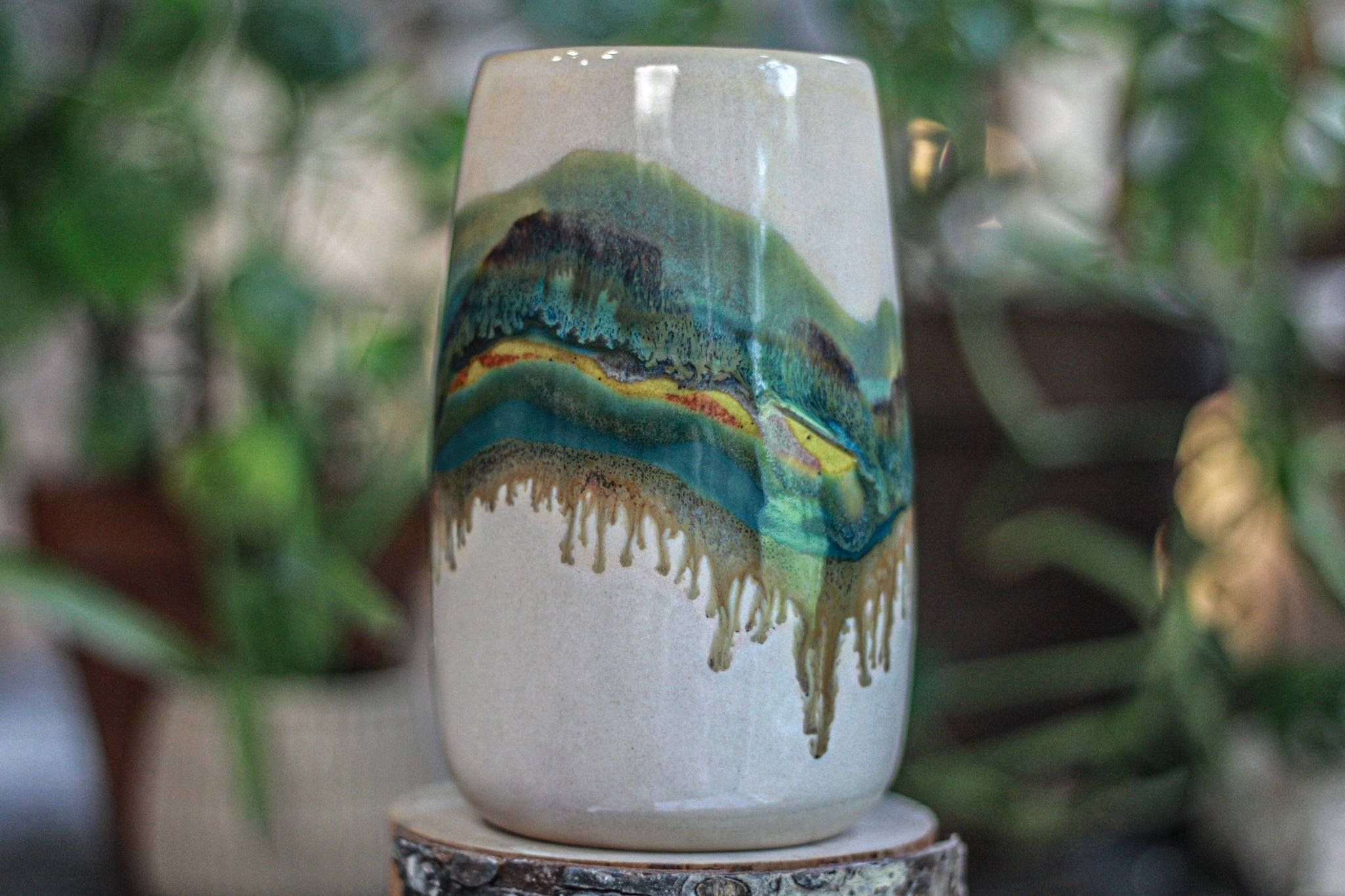 Neo Mug - Camo Green. Handmade ceramic mug | Et Al Ceramics