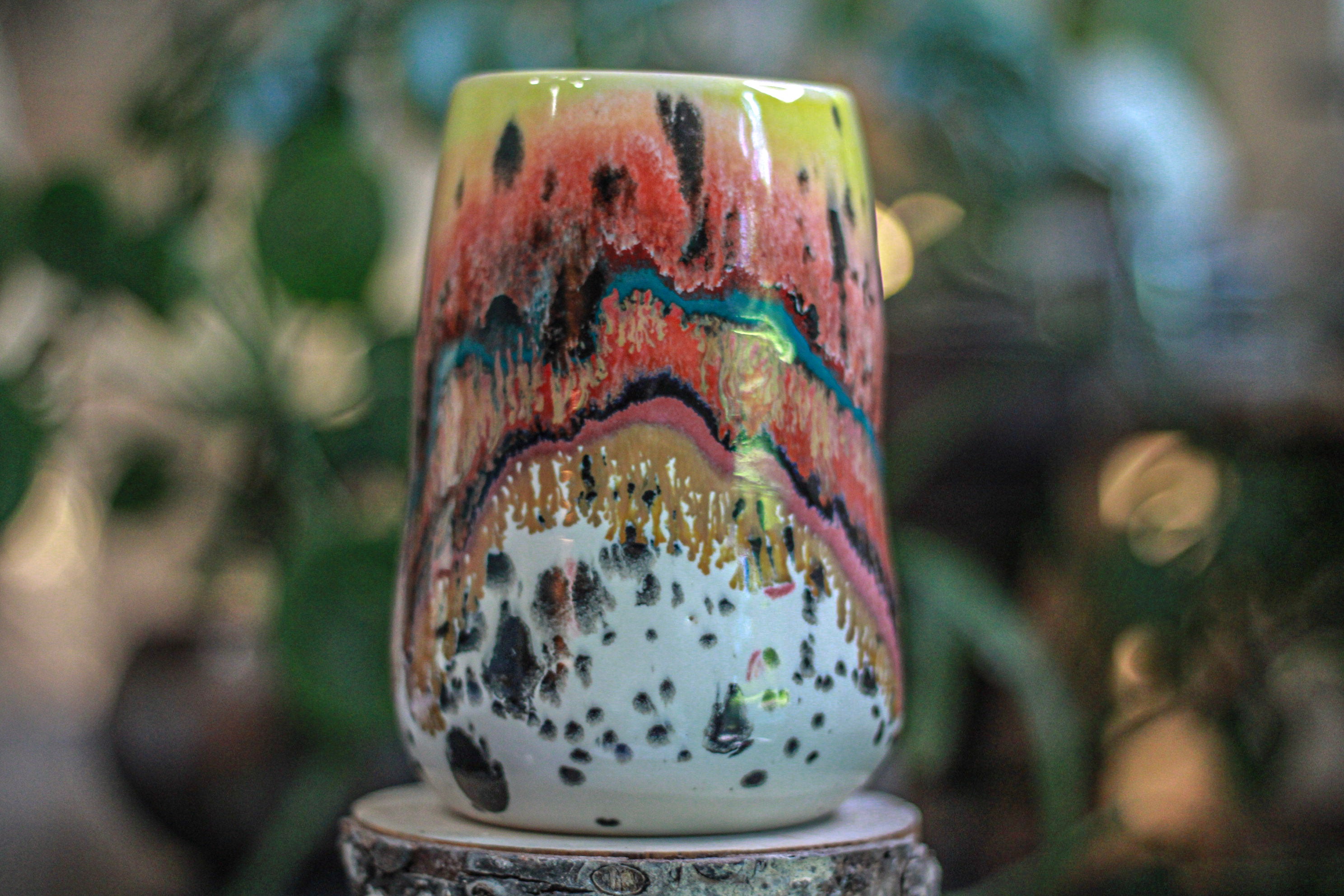 01-B Desert Rainbow Gourd Mug, 24 oz.