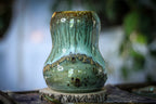 01-D Mossy Wave Notched Acorn Gourd Mug, 19 oz.