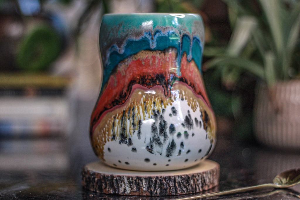 01-B Desert Rainbow Gourd Mug - TOP SHELF, 20 oz.