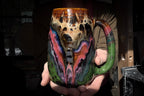 01-B Molten Cheetah Textured Mug - TOP SHELF MISFIT, 27 oz.