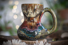 Load image into Gallery viewer, 01-A Molten Cheetah Variation Acorn Gourd Mug - TOP SHELF, 20 oz.