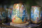 01-F 'FLOW' Textured Mug, 18 oz. (This listing is for one mug)