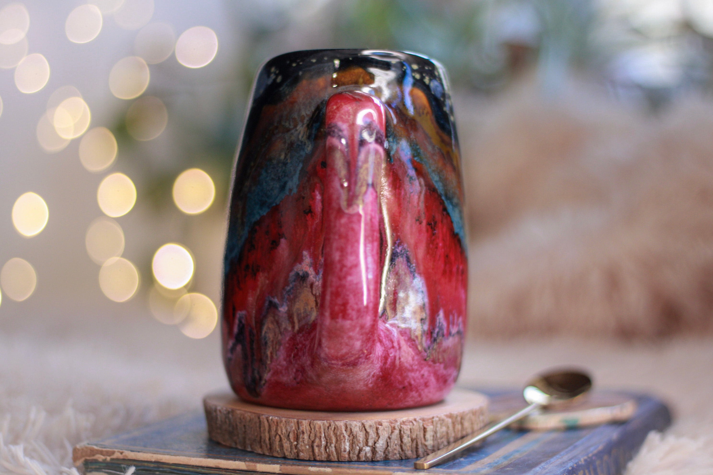 03-A Green Mountain Midnight Mug, 21 oz.