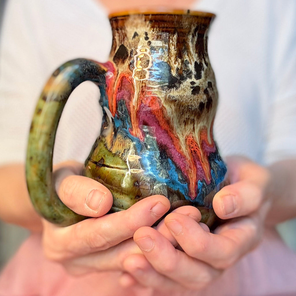03-B Molten Cheetah Cuddle Mug, 24 oz.