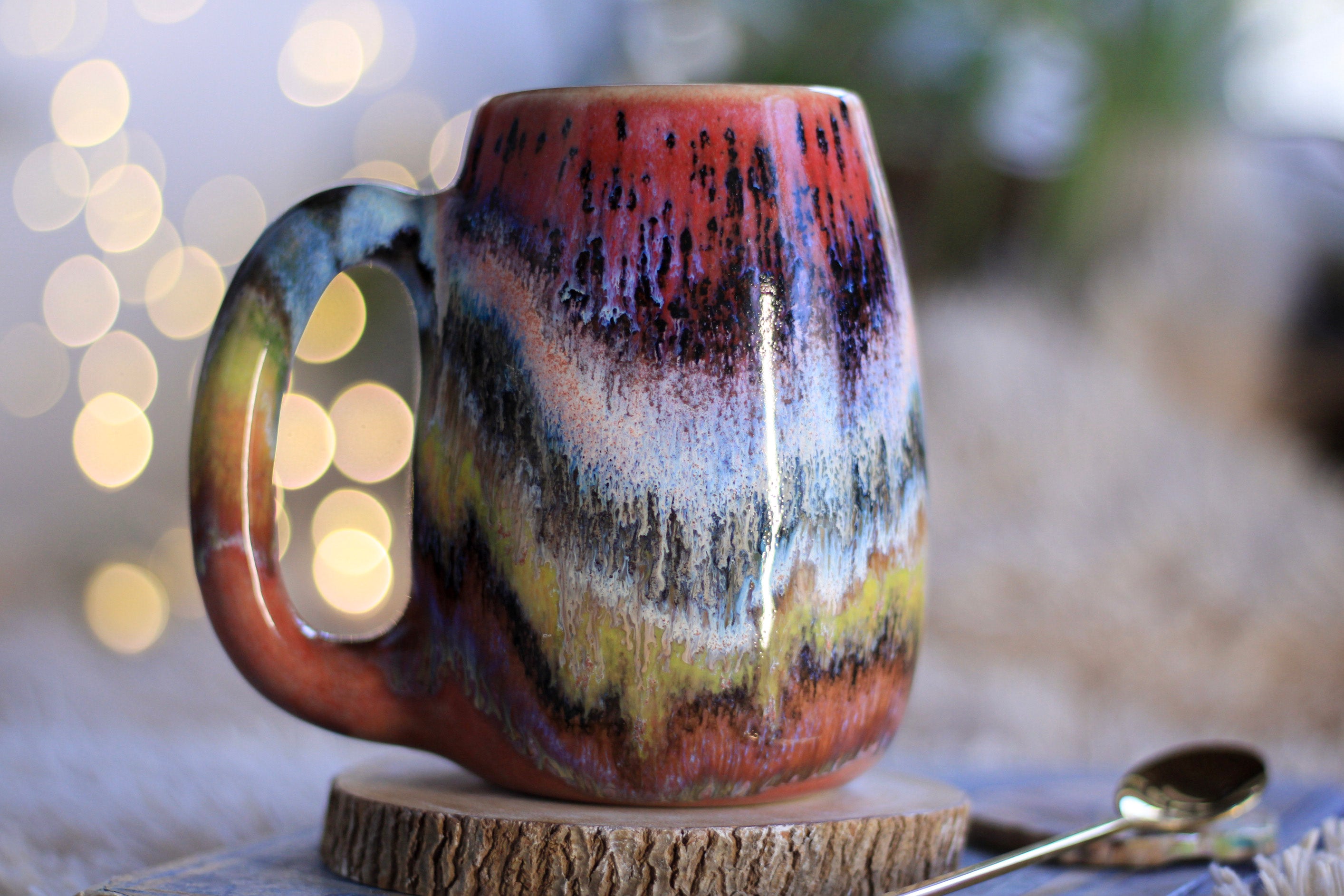 03-B Rainbow Family PROTOTYPE Mug - TOP SHELF, 19 oz.