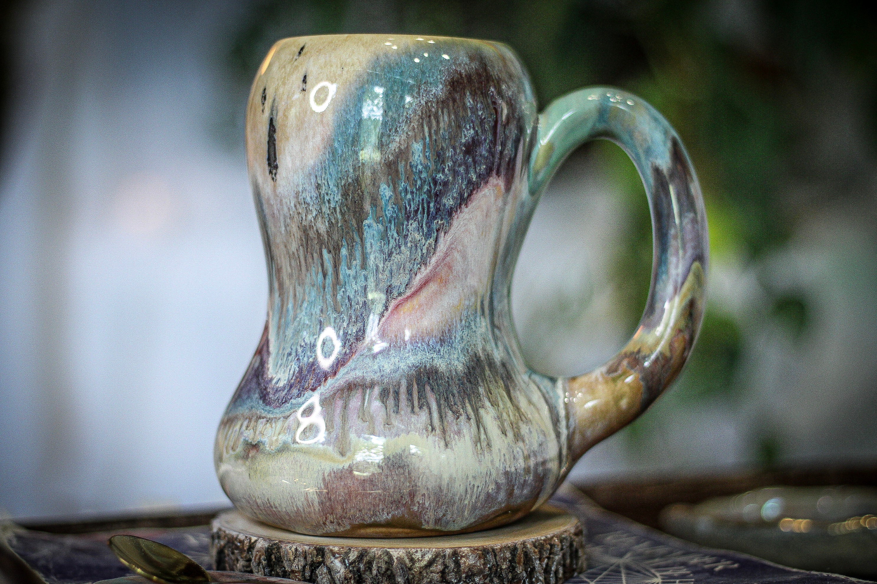 03-B Soft Earth Series Grotto Gourd Mug - TOP SHELF, 22 oz.