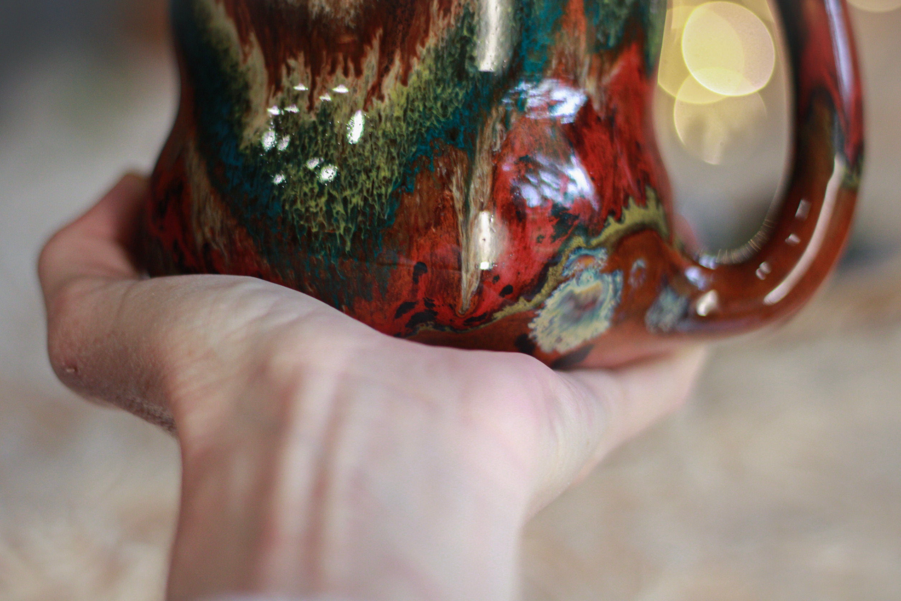 01-B Desert Oasis Mug,, 24 oz.