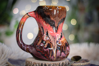 03-A Molten Strata Gourd Mug - TOP SHELF, 18 oz.