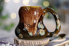 Load image into Gallery viewer, 03-E Caramel EXPERIMENT Gourd Mug, 13 oz.