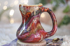 03-B Amber 'FLOW' Variation PROTOTYPE Gourd Mug - TOP SHELF MISFIT, 20 oz.