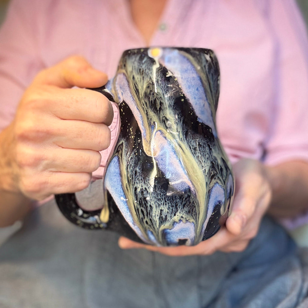 23-C Cosmic Amethyst Grotto Curvy Mug - MISFIT, 23 oz. - 20% off