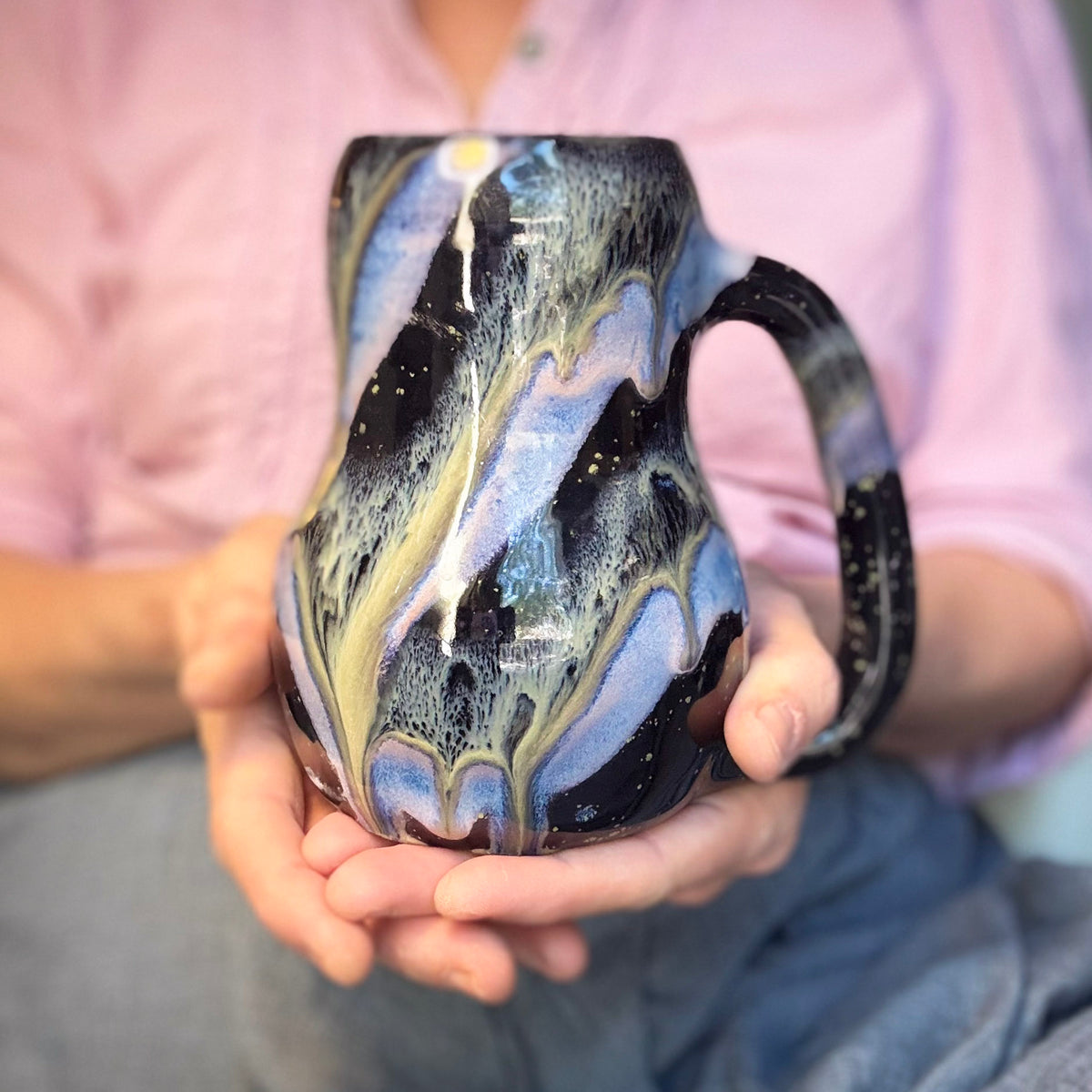 23-C Cosmic Amethyst Grotto Curvy Mug - MISFIT, 23 oz. - 20% off