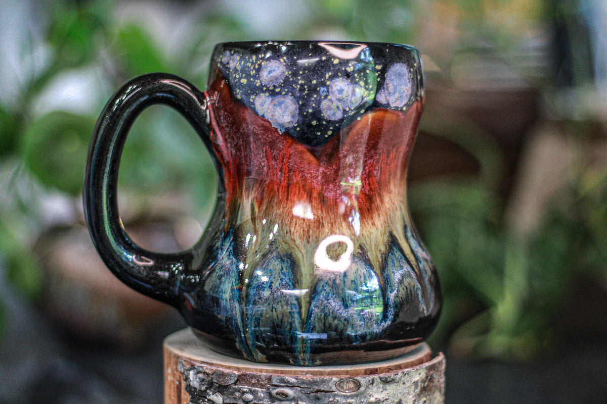 24-B Starry Night Gourd Mug - TOP SHELF, 21 oz.
