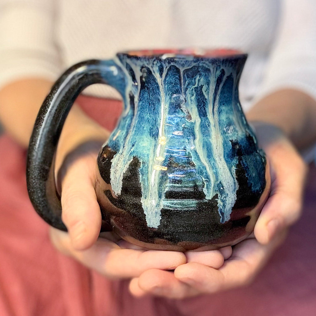 26-F Midnight Tide Flared Textured Mug - MINOR MISFIT, 16 oz. - 10% off