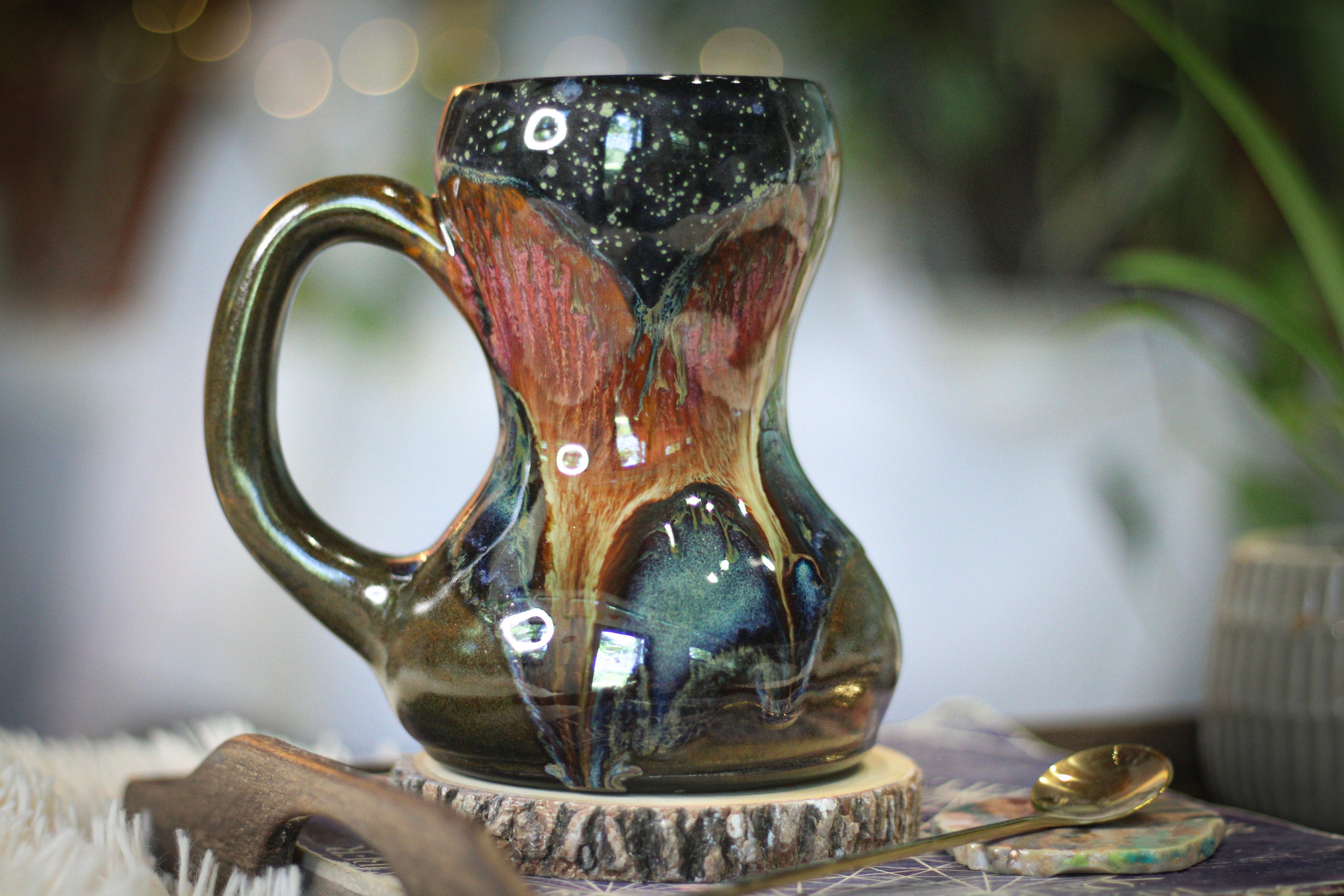 03-B Starry Night Acorn Gourd Mug - MISFIT, 19 oz. - 15% off