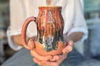 06-D Granny's Lace Variation Barely Flared Gourd Mug Variation, 24 oz.