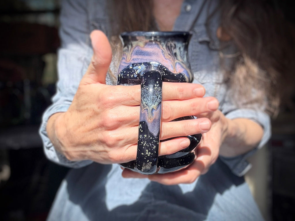 03-D Cosmic Amythyst Grotto Cuddle Mug - TOP SHELF, 23 oz.