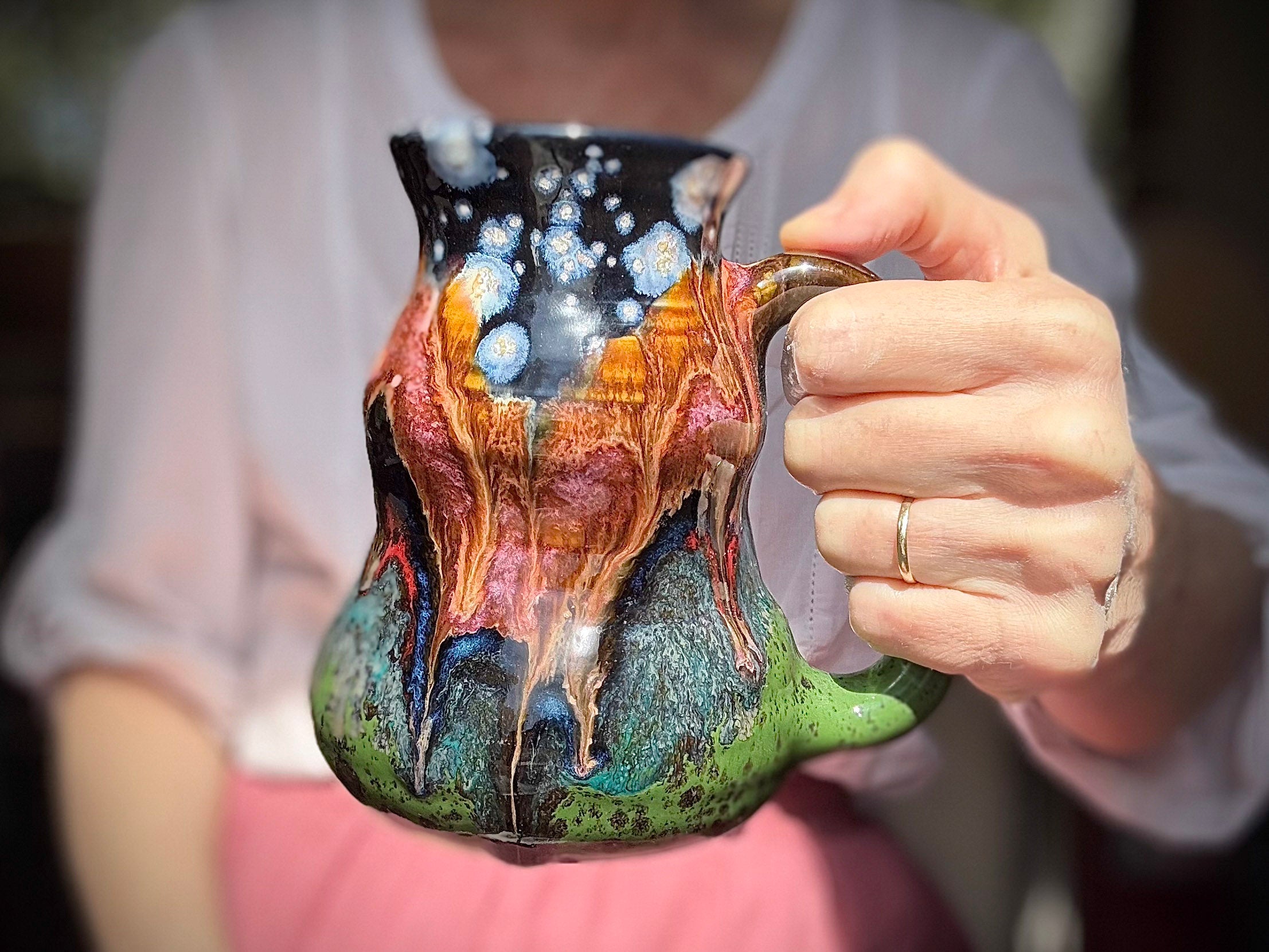 03-B Starry Night Cuddle Mug - TOP SHELF, 18 oz.