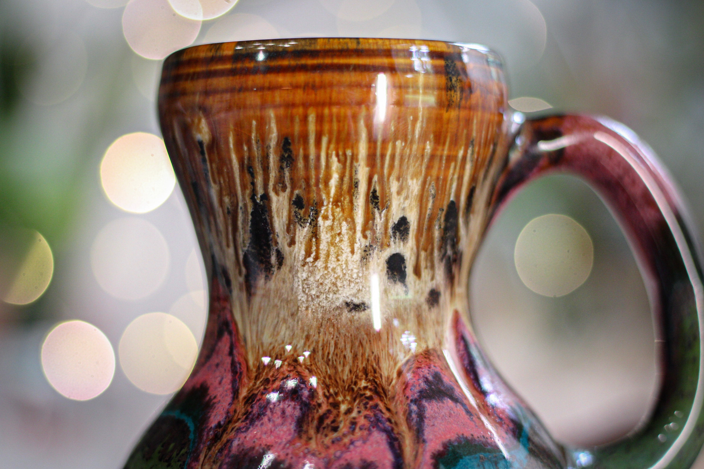 03-B Molten Cheetah Variation Mug - TOP SHELF MISFIT, 17 oz.