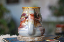 Load image into Gallery viewer, 01-D High Desert  PROTOTYPE Barely Flared Textured Divot Mug - TOP SHELF, 18 oz.