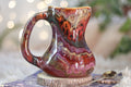 03-B Amber 'FLOW' Variation PROTOTYPE Gourd Mug - TOP SHELF MISFIT, 20 oz.