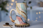 03-B Soft Earth Series PROTOTYPE Textured Stein - TOP SHELF, 20 oz.