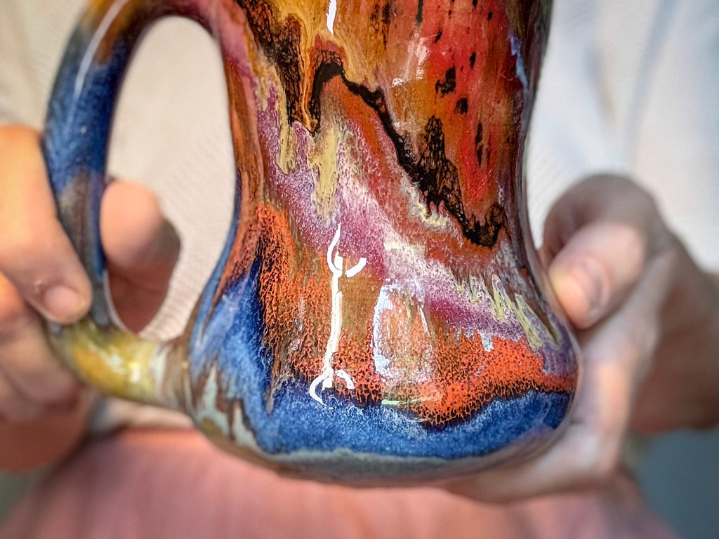 03-C Rainbow Grotto Gourd Mug, 18 oz.