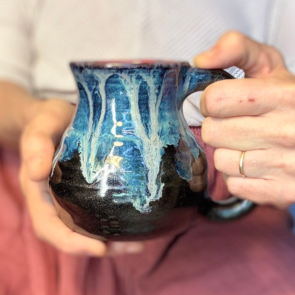 26-F Midnight Tide Flared Textured Mug - MINOR MISFIT, 16 oz. - 10% off