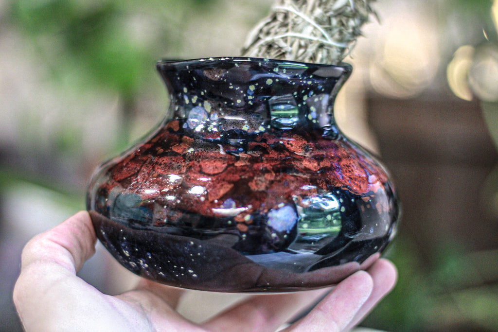 24-D Scarlet Stellar Wabi-Sabi  Smudge Cup/Vase, 16 oz.