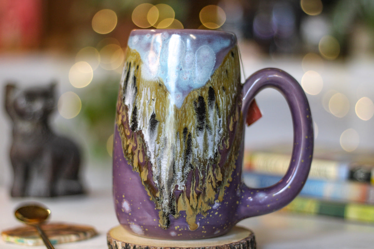 27-B Lavender Fields Notched Mug - TOP SHELF, 24 oz.