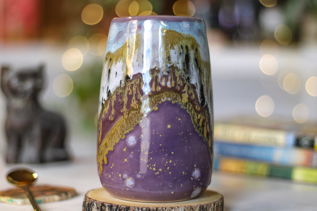 27-B Lavender Fields Notched Mug - TOP SHELF, 24 oz.