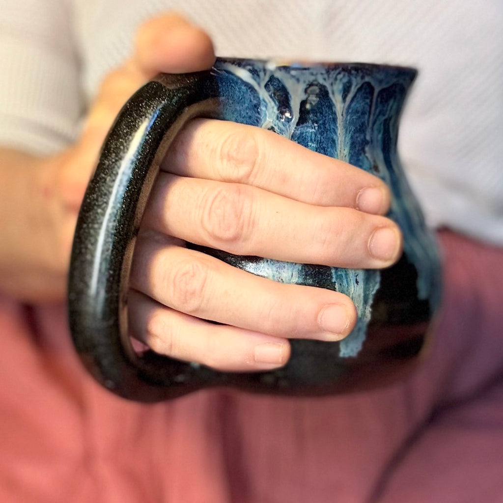 26-F Midnight Tide Flared Textured Mug - MINOR MISFIT, 16 oz. - 10% off