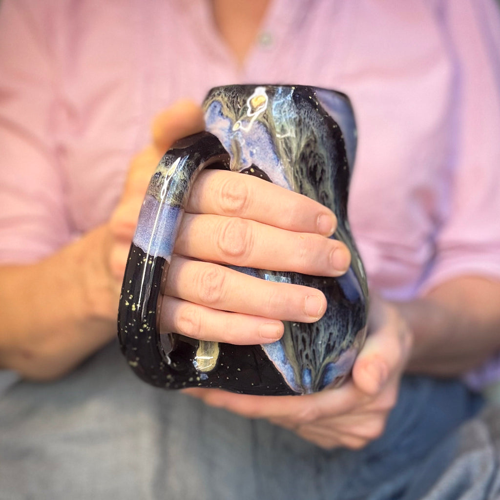 23-C Cosmic Amethyst Grotto Curvy Mug - MISFIT, 23 oz. - 20% off