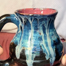 Load image into Gallery viewer, 26-F Midnight Tide Flared Textured Mug - MINOR MISFIT, 16 oz. - 10% off