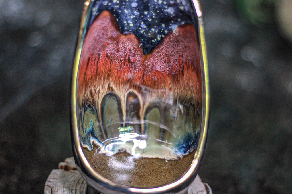 25-B Starry Night Candle Holder - MINOR MISFIT, 20% off